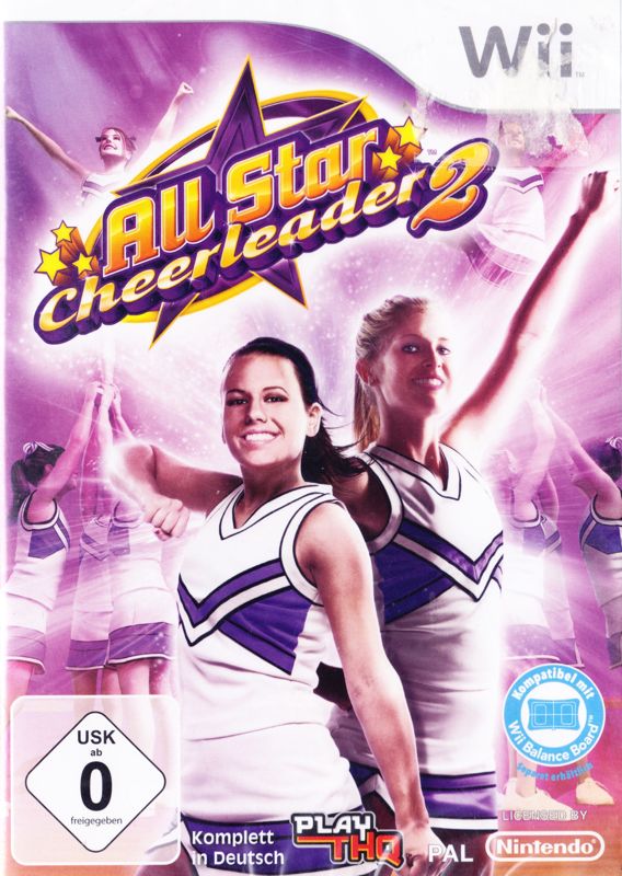 All Star Cheer Squad 2 box art for Wii
